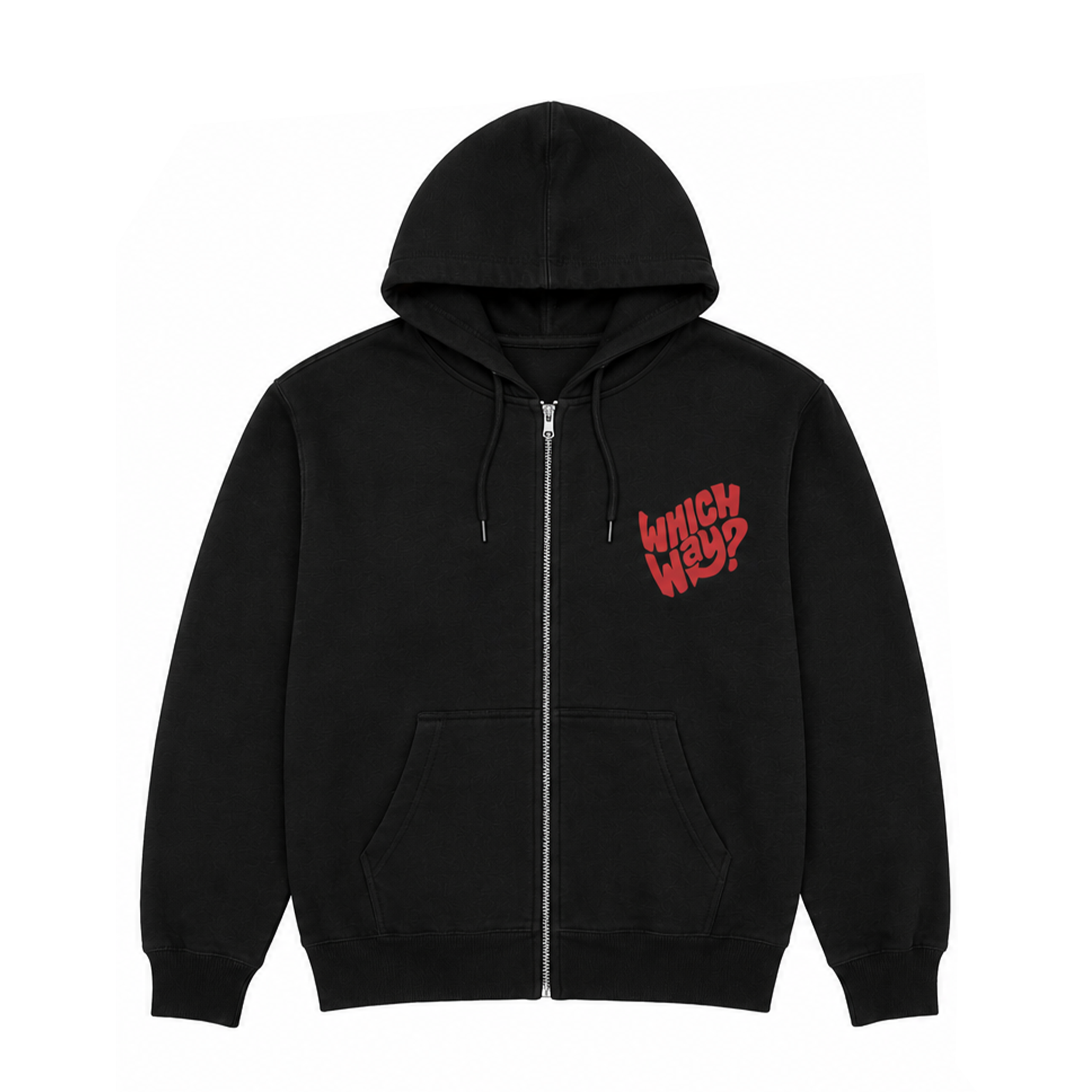 "Which Way?" Zip-Up Hoodie